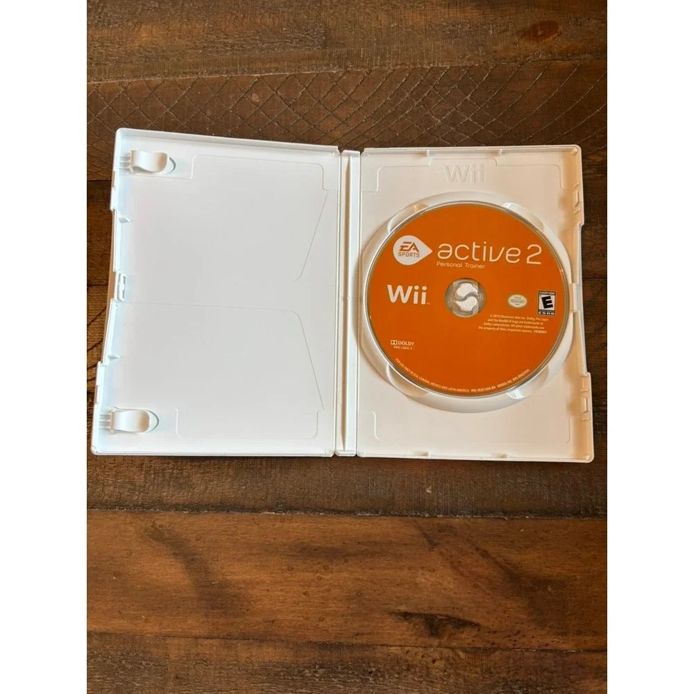 EA Sports Active 2 Personal Trainer Nintendo Wii Game White Fitness Exercise